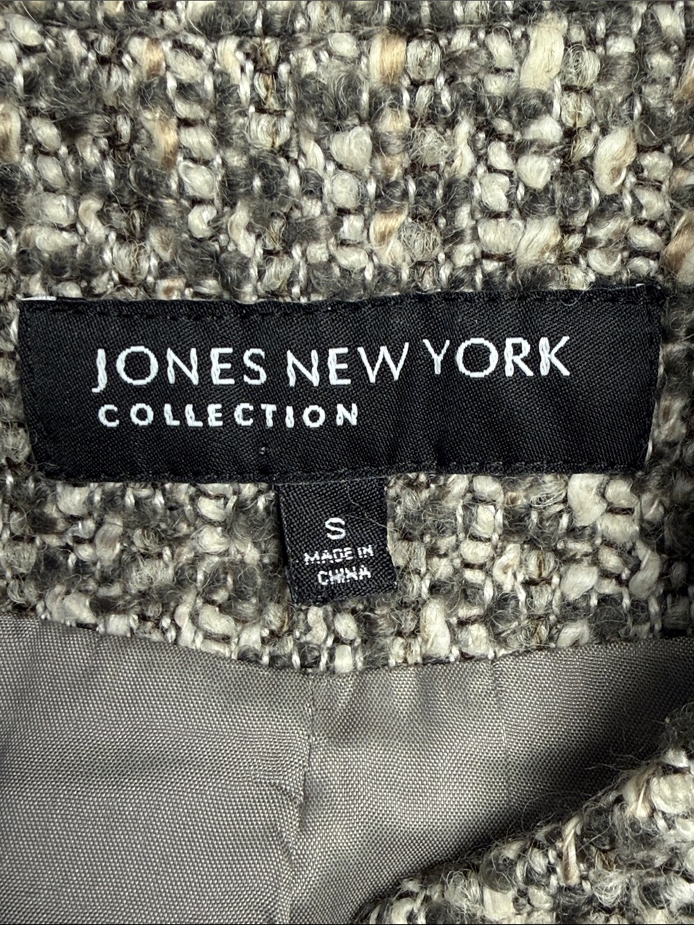 Jones New York Collection Textured Tweed Blazer – Size S - Picture 5 of 5